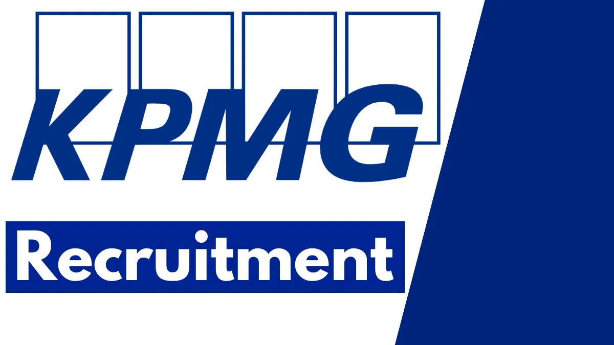 KPMG Recruitment Oct 2024: Open Jobs/Online Application