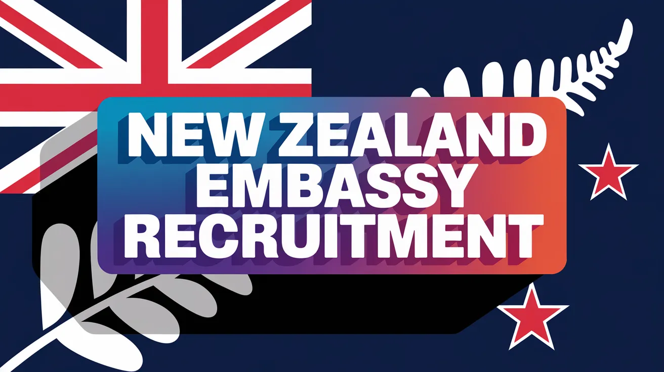 New Zealand Embassy Recruitment Oct 2024: Open Jobs/Online Application