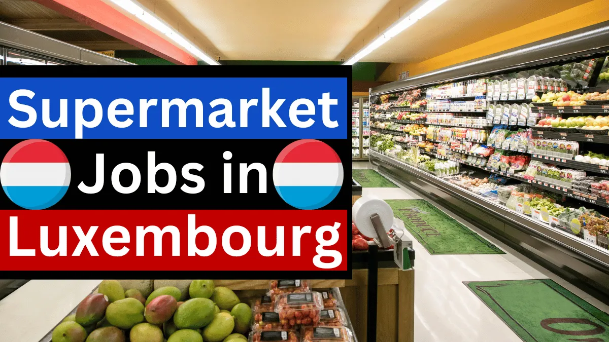 Supermarket Jobs in Luxembourg with Visa Sponsorship November 2024 (€14 Per Hour)